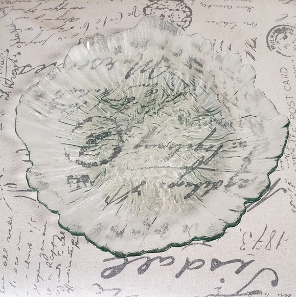 Glass serving platter EUC - Picture 6 of 11